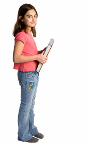 Girl with Book